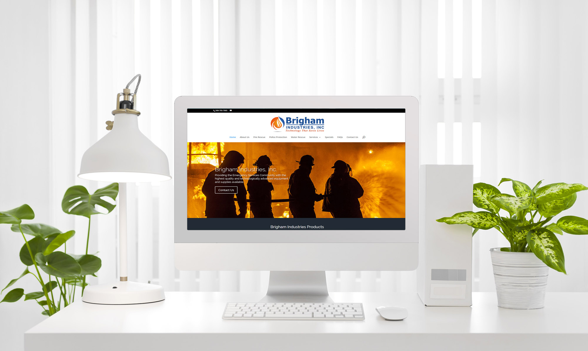 Brigham Industries MA - Web Design by imagine Web Designs Worcester MA