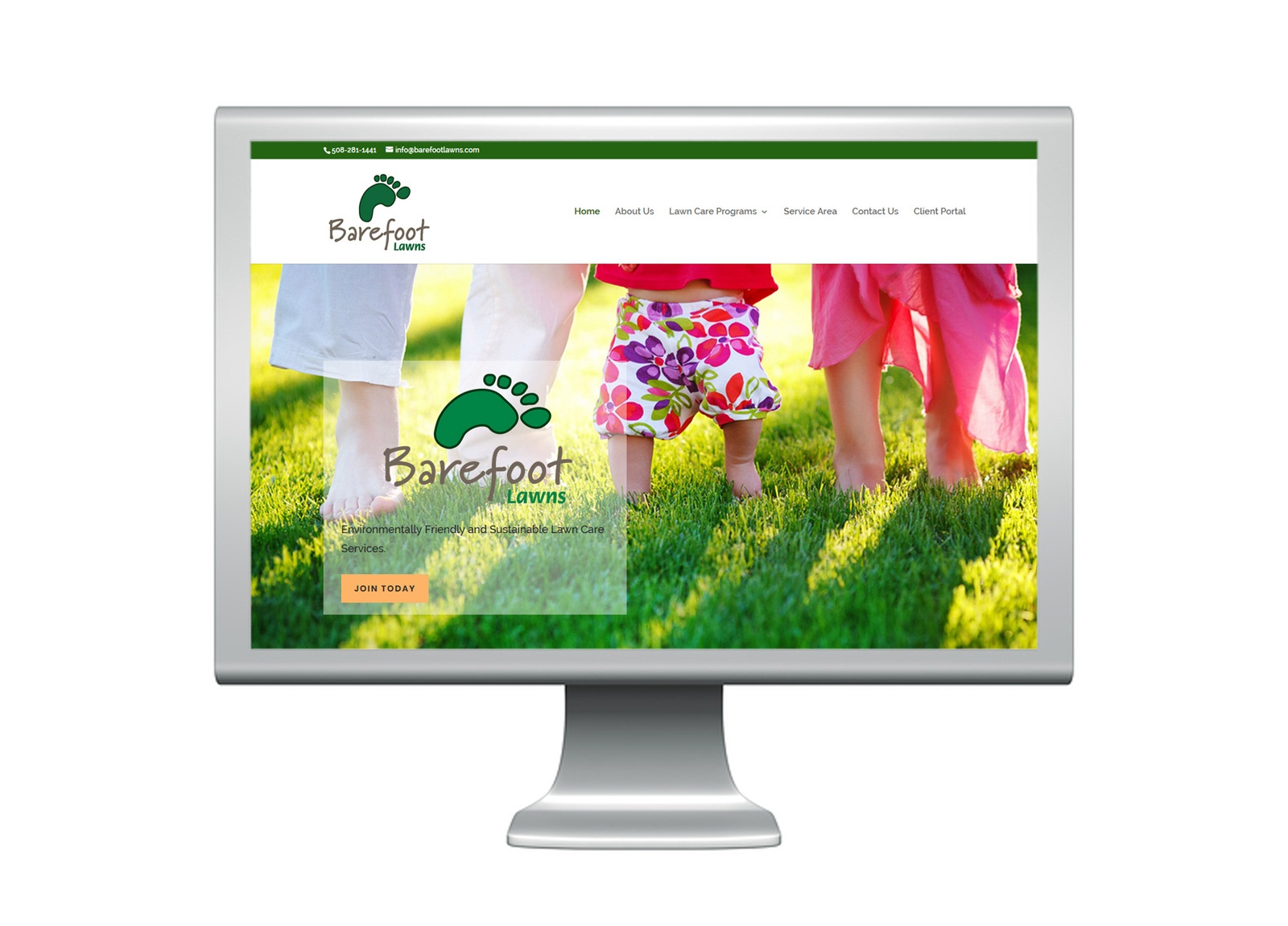 Client Website Design - Barefoot Lawns - Princeton MA - Local Search Engine Optimiztion